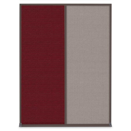 United Visual Products Single Door Radius Plus Corkboard, 24"X, UV8001PLUS-WHITE-COBACC UV8001PLUS-WHITE-COBACC